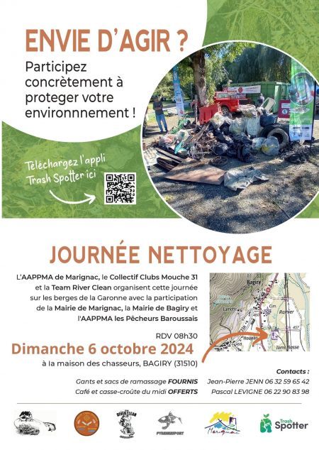 Nettoyage du 06/10/2024 avec Team river clean